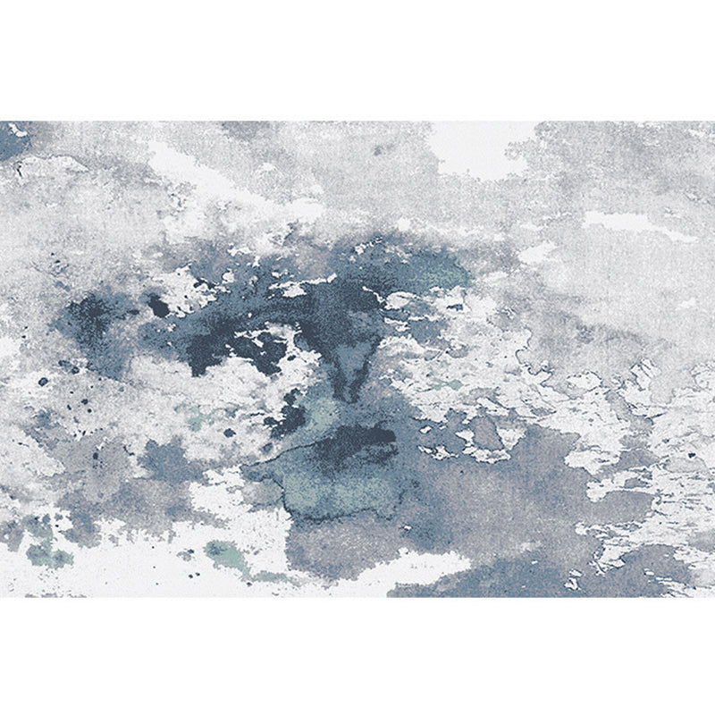 BowLift | Cyberpunk Rusty Look Area Rug Multi Color Polypropylene Rug Stain Resistant Non-Slip Washable Area Carpet for Guest Room