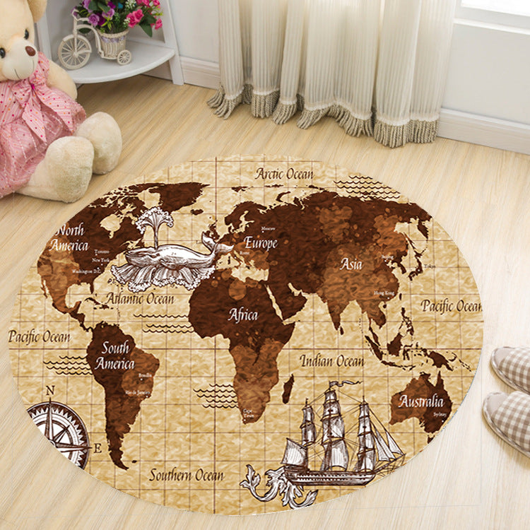BowLift | Vivid 3D Print Area Rug Multicolor Contemporary Rug Synthetic Pet Friendly Non-Slip Washable Rug for Bedroom