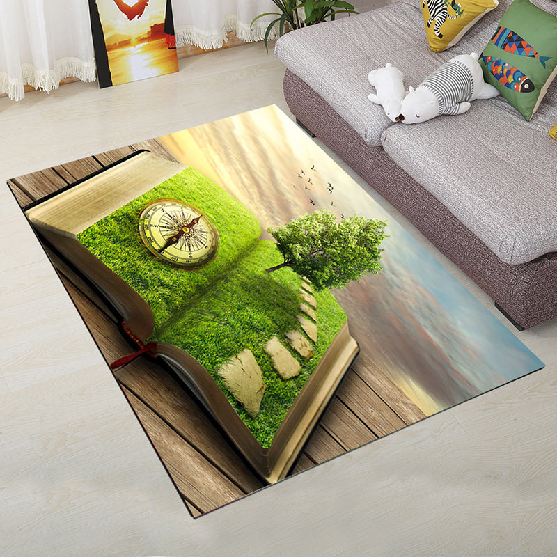 BowLift | Personality Scandinavian Carpet Multi Colors 3D Print Scenery Carpet Washable Non-slip Stain-resistant Rug for Home
