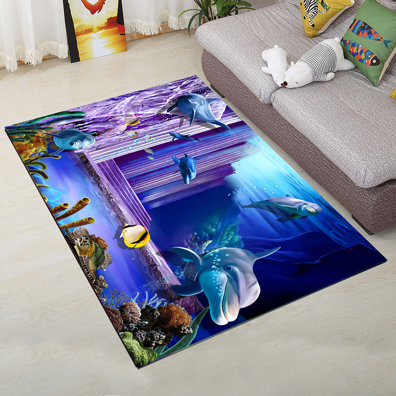 BowLift | Personality Scandinavian Carpet Multi Colors 3D Print Scenery Carpet Washable Non-slip Stain-resistant Rug for Home