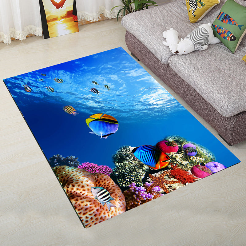 BowLift | Personality Scandinavian Carpet Multi Colors 3D Print Scenery Carpet Washable Non-slip Stain-resistant Rug for Home
