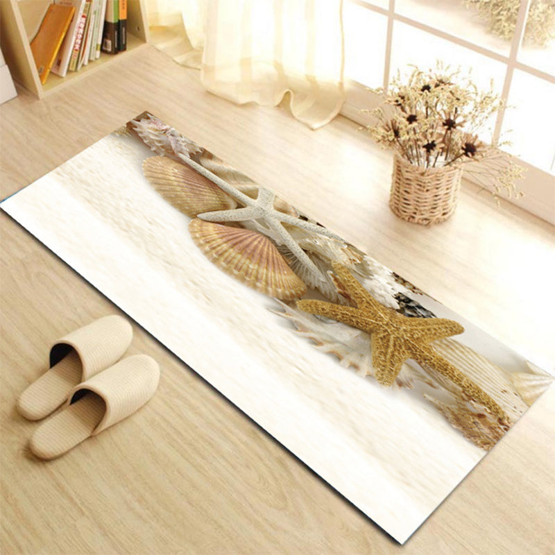 BowLift | Contemporary Patterned Runner Multi-Colored Synthetic Carpet Machine Washable Non-Slip Stain Resistant Carpet for Door