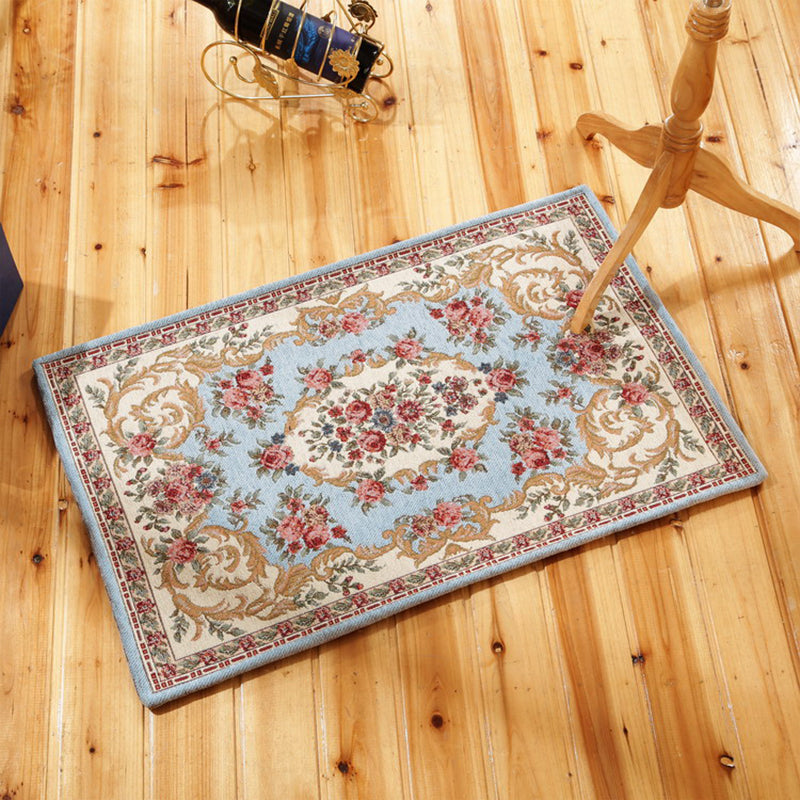 BowLift | Classic Victoria area rug Multicolor flower carpet Pet-friendly Washable Non-slip backing Door mat