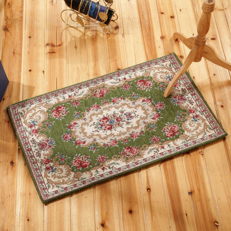 BowLift | Classic Victoria area rug Multicolor flower carpet Pet-friendly Washable Non-slip backing Door mat