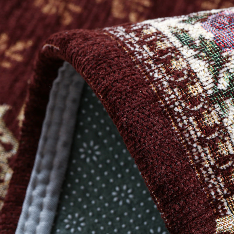 BowLift | Classic Victoria area rug Multicolor flower carpet Pet-friendly Washable Non-slip backing Door mat