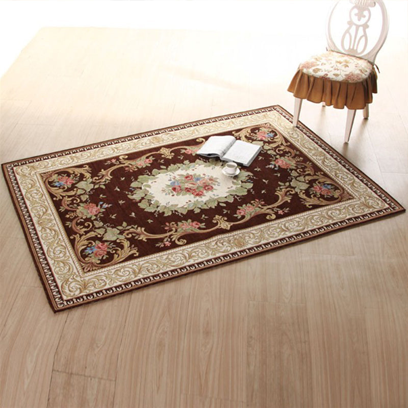 BowLift | Classic Victoria area rug Multicolor flower carpet Pet-friendly Washable Non-slip backing Door mat