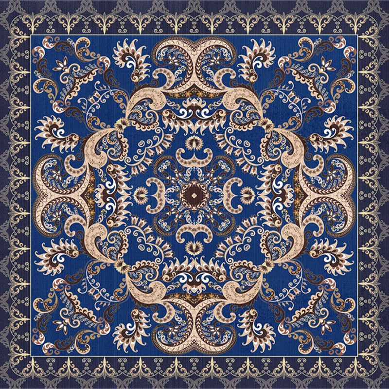 BowLift | Shabby Chic Floral Area Rug Multicolor Persian Carpet Polypropylene Anti-Slip Backing Washable Pet-Friendly Rug for Foyer
