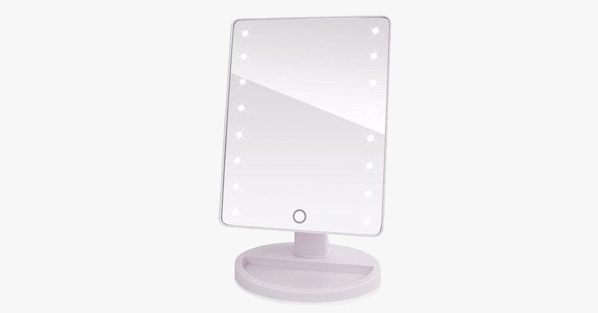 BowLift | LED Sensor Makeup Mirror with 180-Degree Swivel Function - Use it your way