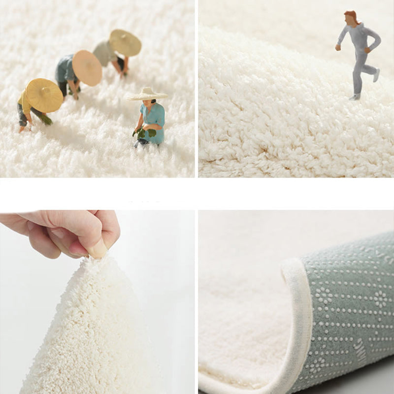 BowLift | Creative Cartoon Plant Pattern Carpet Multicolored Polyester Carpet Non-slip Backing Pet-friendly Carpet for Children's Room