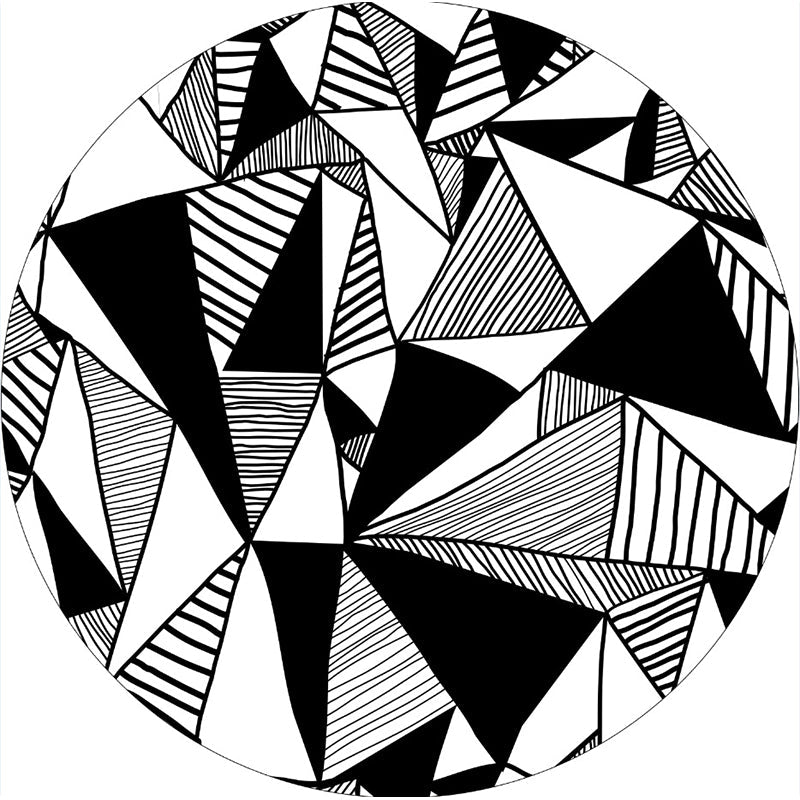 BowLift | Colorful Living Room Rug Funky 3D Geometric Rug for Indoor Use Synthetic Non-Slip Back Washable Rug