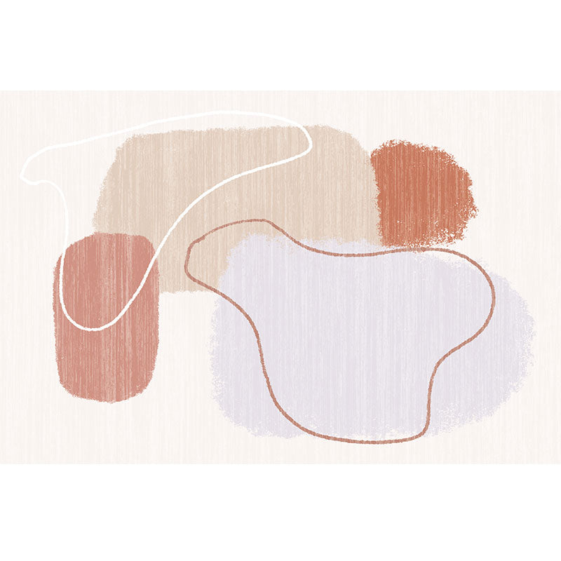 BowLift | Classic Living Room Carpet Multicolor Color Block Rug Blended Fabric Pet Friendly Easy Care Rug