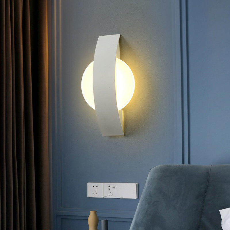 BowLift | Geometric Living Room Wall Light Light Acrylic Minimalist LED Wall Mount Lighting