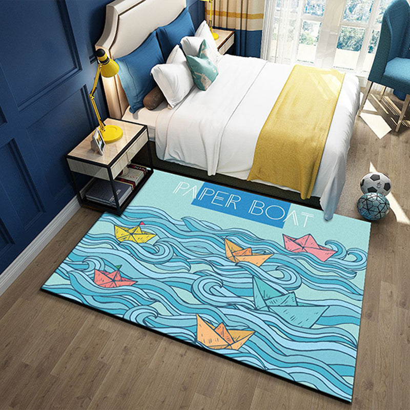 BowLift | Western garden printed carpet multicolored polyester carpet with non-slip backing stain-resistant indoor carpet for bedroom