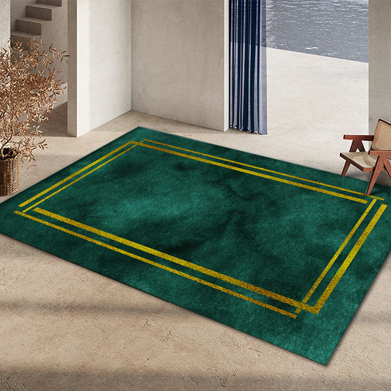 BowLift | Glam Home Decoration Rug Multicolored Abstract Print Rug Polypropylene Non-Slip Back Easy Care Rug