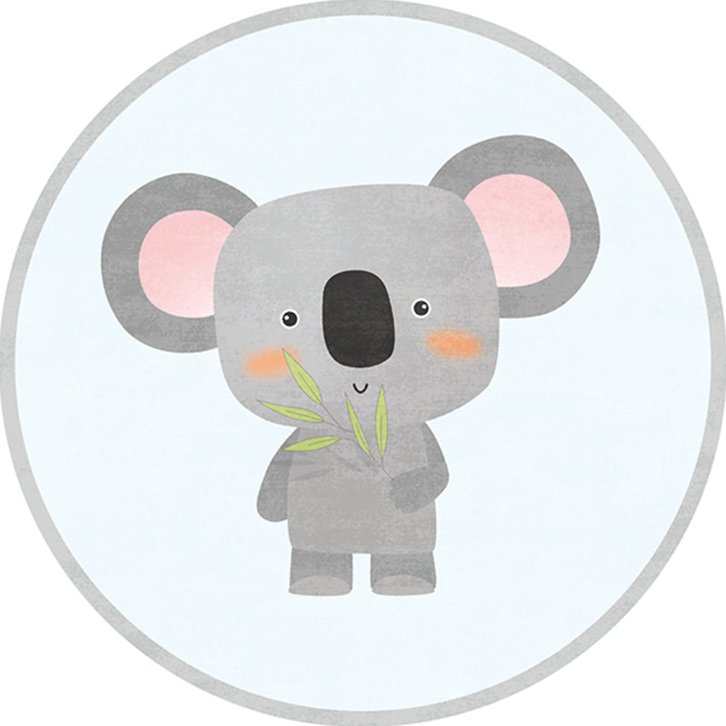 BowLift | Casual Kids Bedroom Rug Multicolor Cartoon Indoor Rug Polyester Non-Slip Easy Care Area Rug