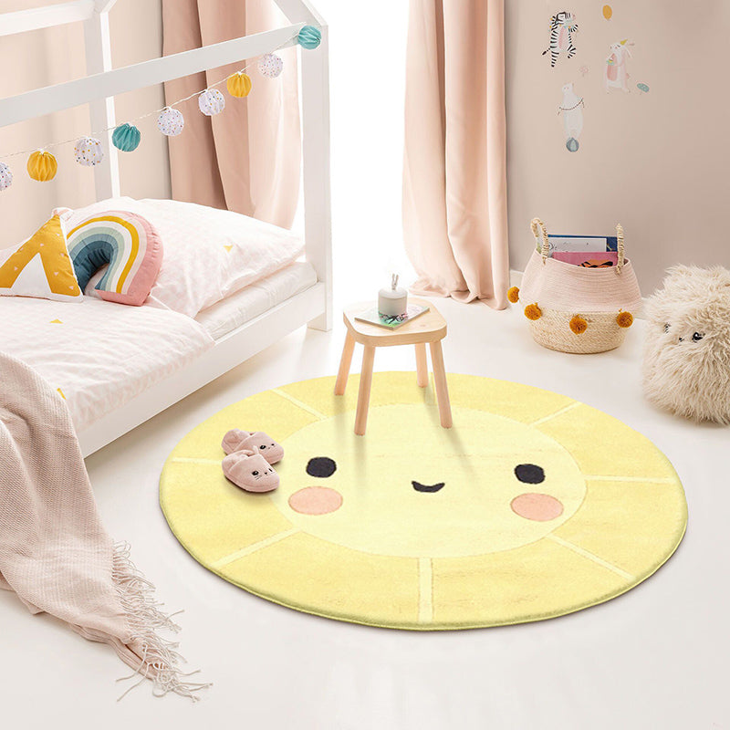 BowLift | Casual Multicolored Cute Carpet Polypropylene Fairy Carpet Indoor Carpet Non-slip Underlay Washable Carpet for Children's Room