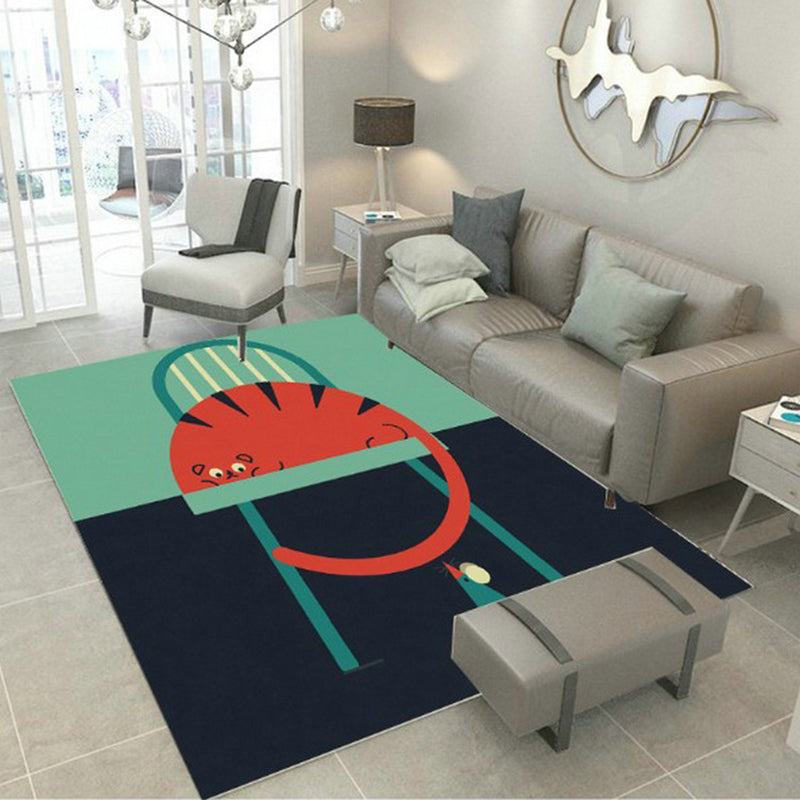 BowLift | Designer Room Decor Carpet Multicolored Fairy Tale Print Carpet Polyester Anti-Slip Back Pet Friendly Carpet