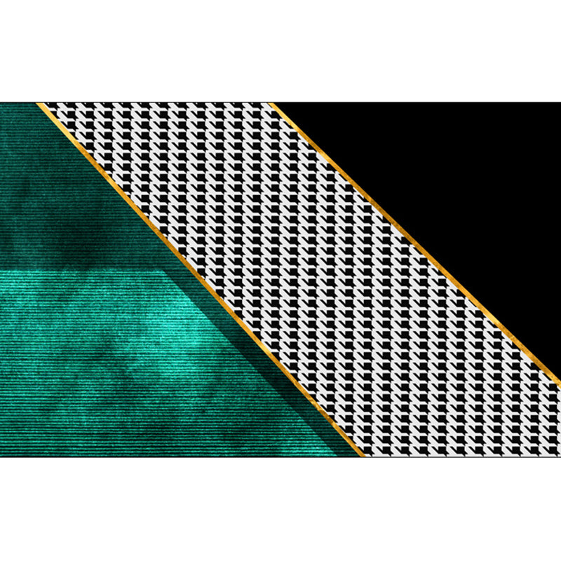 BowLift | Funky Living Room Rug Multicolor geometric pattern rug polypropylene pet-friendly washable rug