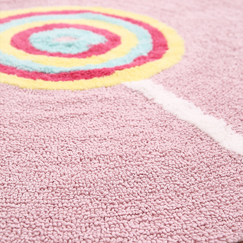 BowLift | Colorful Lollipop Print Rug made of Cotton, Comfort Rug, Pet-friendly, Washable, Easy to Care, Rug for Kids