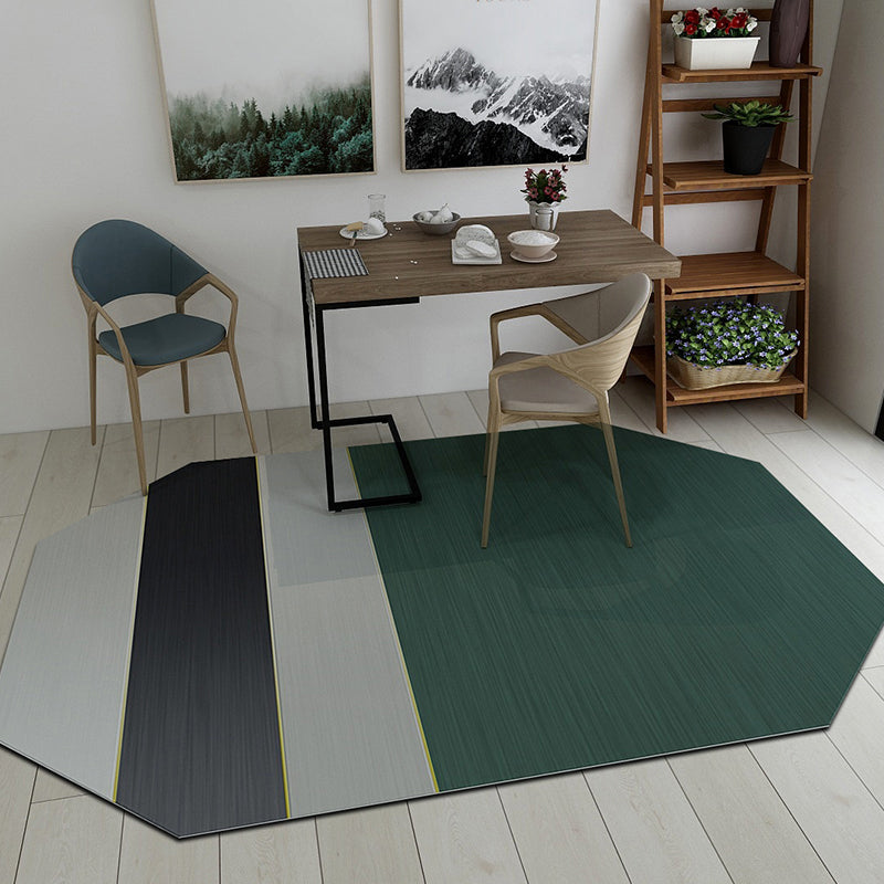 BowLift | Western Bedroom Rug Multicolored Geometric Print Rug Synthetic Non-Slip Backing Pet-Friendly Indoor Rug