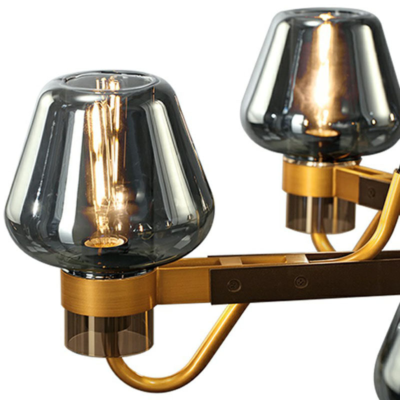BowLift | Conical Veranda Wall-Mounted Lighting Glass 1-Light Post-Modern Wall Mount Fixture