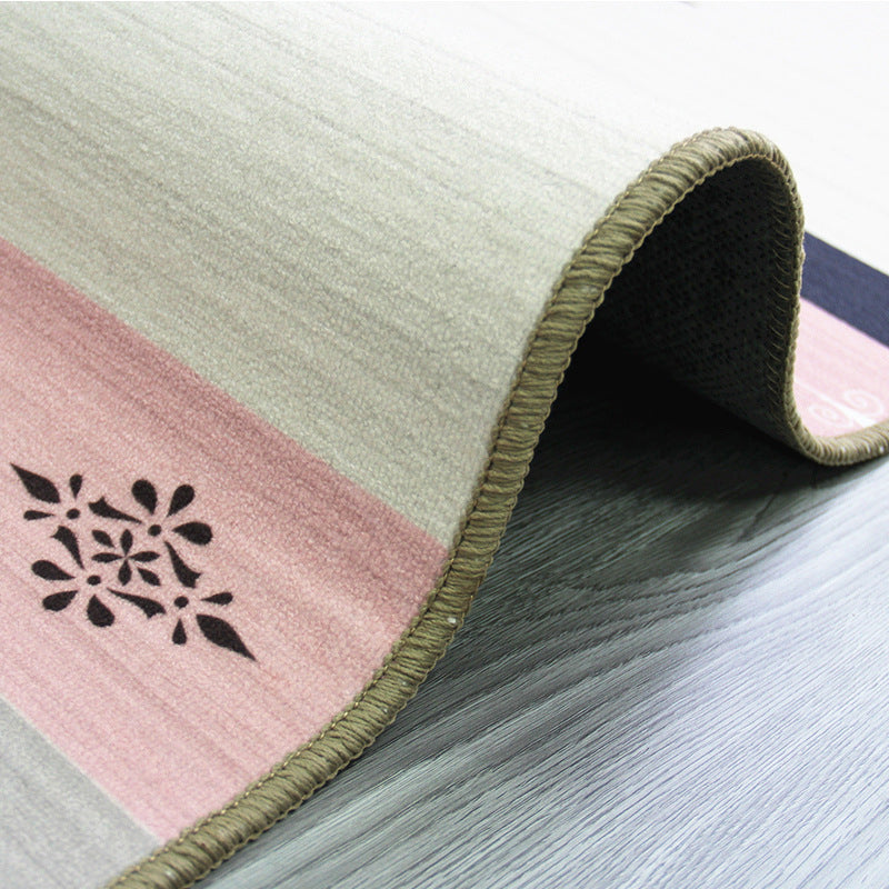 BowLift | Primitive Tribal Rug Multicolor Geometry Rug Non-Slip Back Washable Stain Resistant Rug for Bedroom
