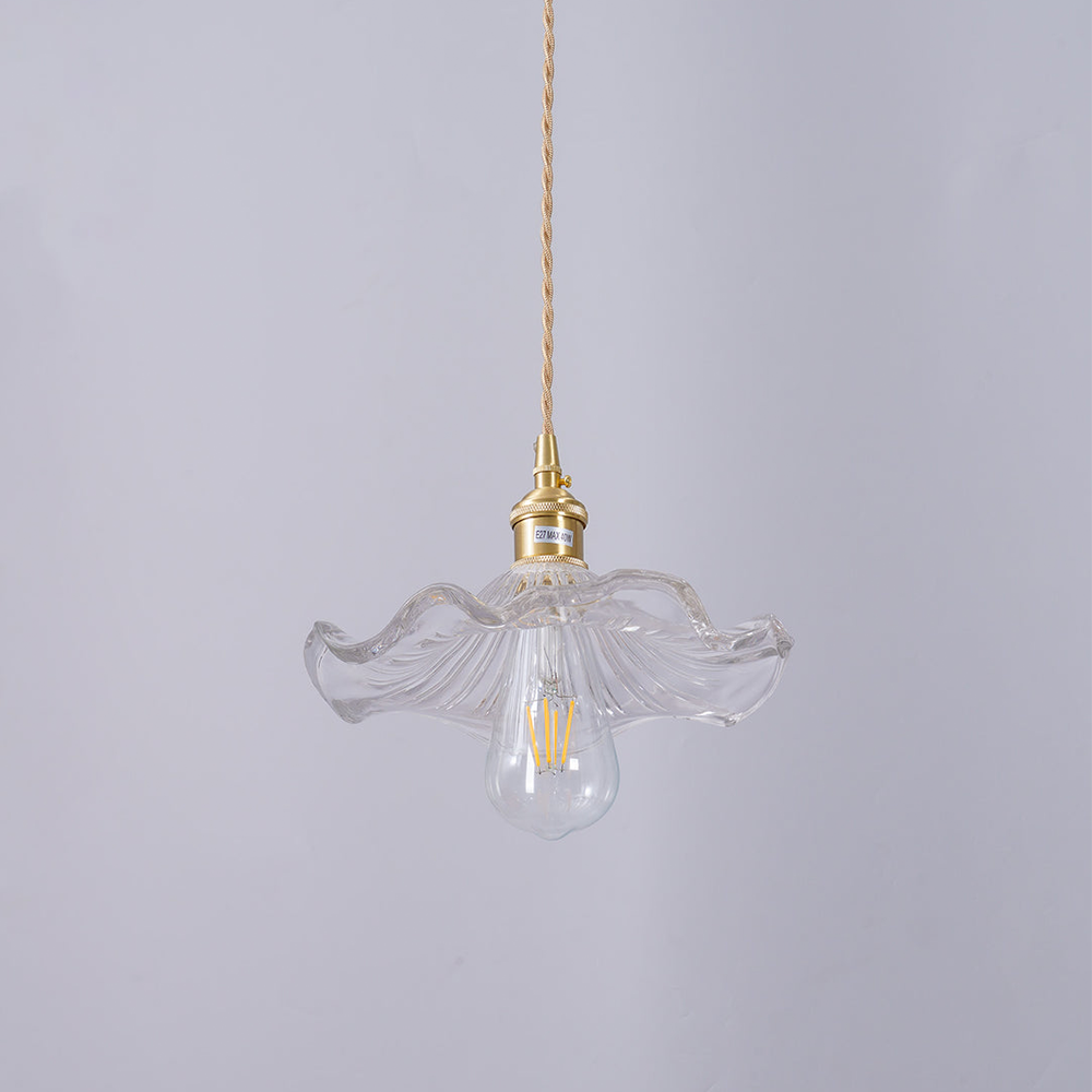 BowLift | Chic Hibiscus Glass Pendant Lamp