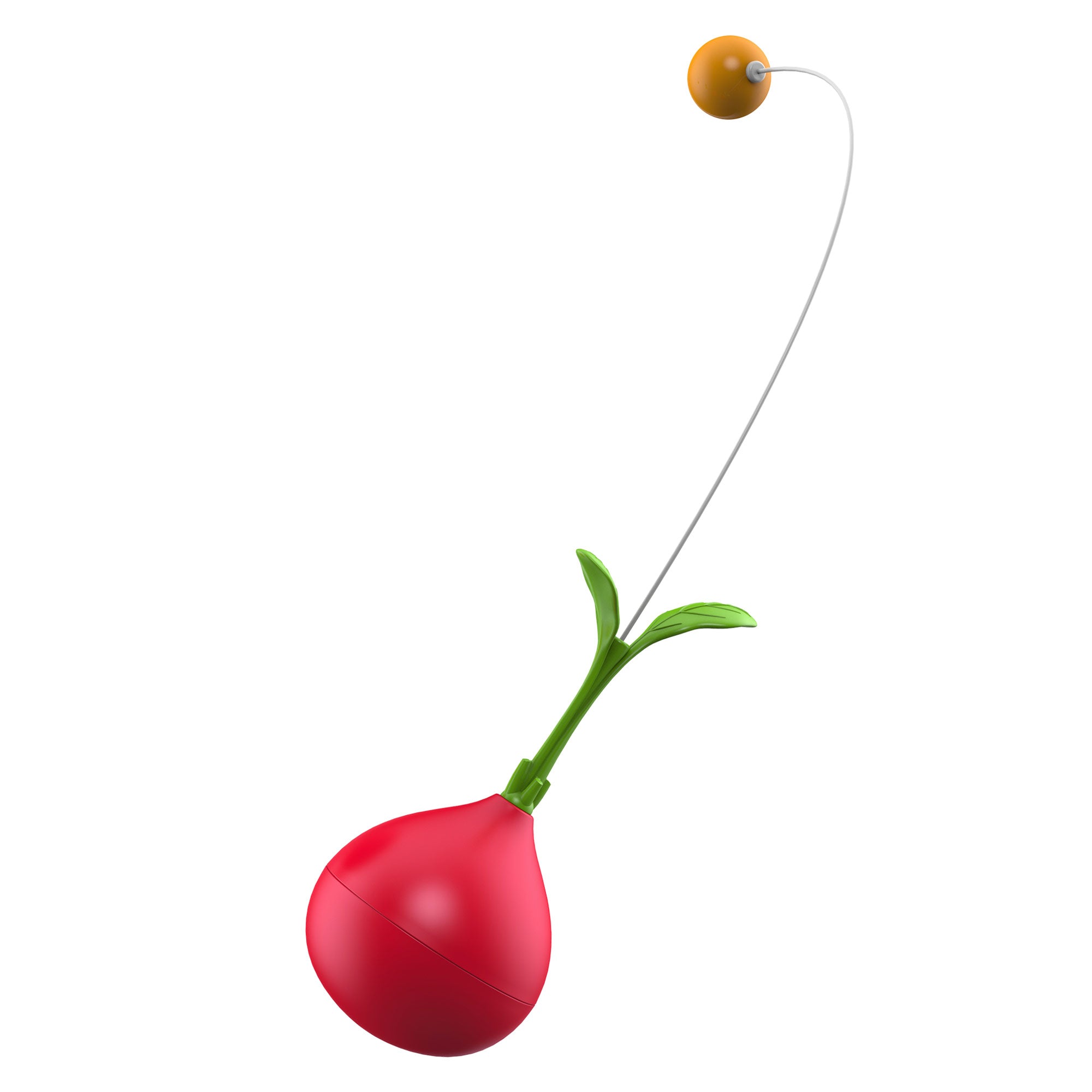 Cherry Radish Wobble Toy – DIY Teaser Play Stick for Cats