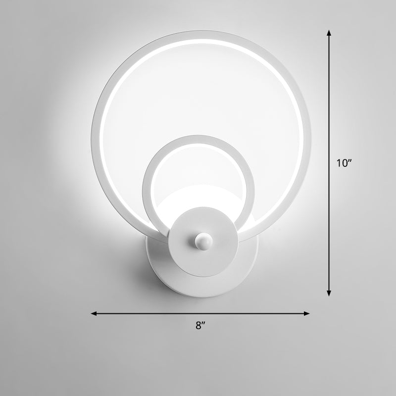 BowLift | Acrylic Loop-shaped Wall Light Simplicity LED Wall Sconce for Bedroom