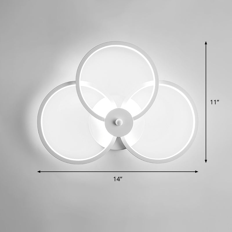 BowLift | Acrylic Loop-shaped Wall Light Simplicity LED Wall Sconce for Bedroom