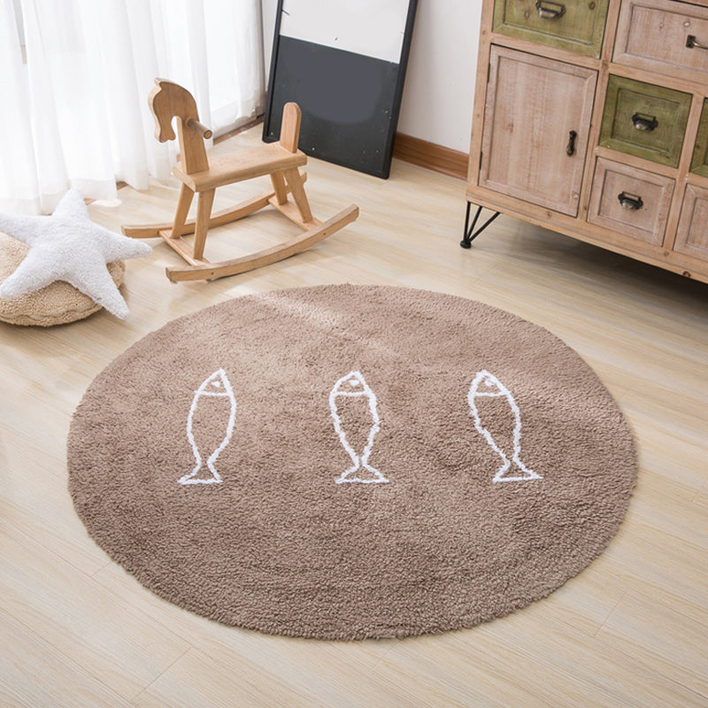 BowLift | Casual Living Room Rug Multicolor Cartoon Print Indoor Rug Non-Slip Backing Pet-Friendly Area Rug