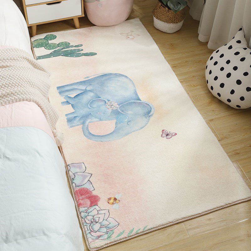 BowLift | Beautiful Bedroom Rug Multicolor Cartoon Pattern Indoor Rug Synthetic Non-Slip Stain-Resistant Rug