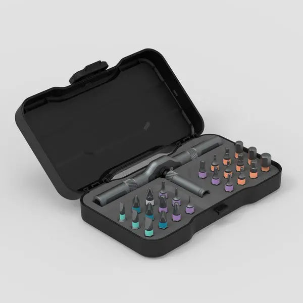 BowLift | 24-in-1 Ratchet Screwdriver Set for Precise Assembly Work