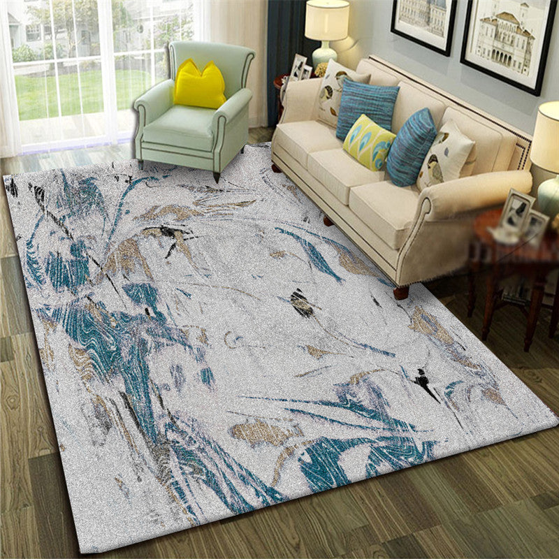 BowLift | Calming Abstract Carpet Multiple Colors Polyester Area Rug Pet-Friendly Easy to Care Indoor Carpet for Living Room