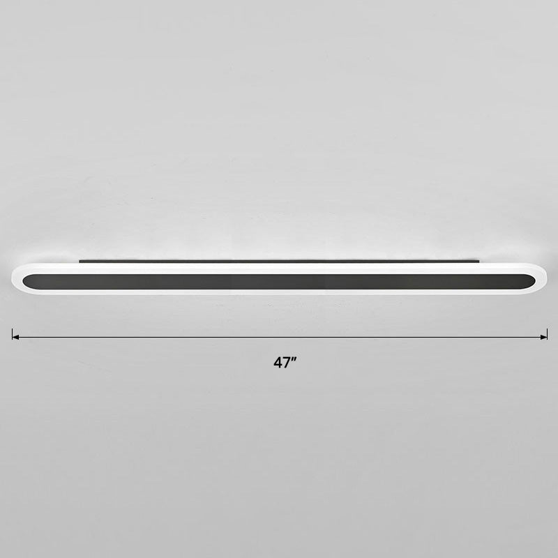 BowLift | Acrylic Bar-Shaped Wall Lighting Nordic Style LED Surface Wall Lamp for Hallway