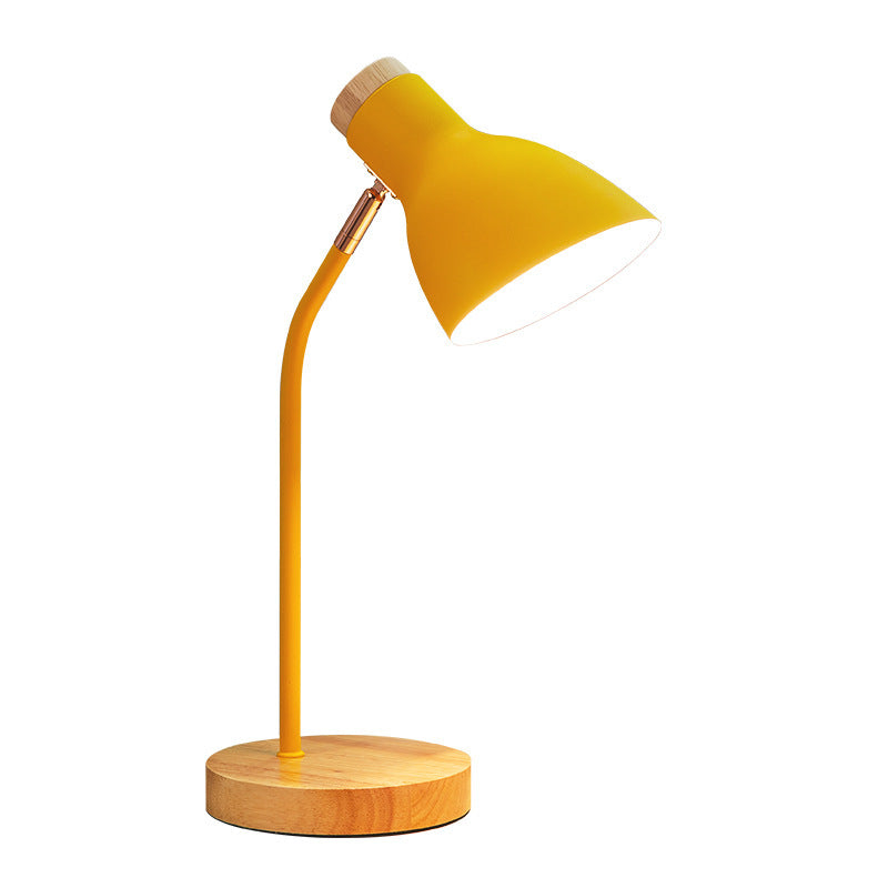 BowLift | Flashlight-shaped swivel table lamp Macaron Metal 1-light night lamp for children's room