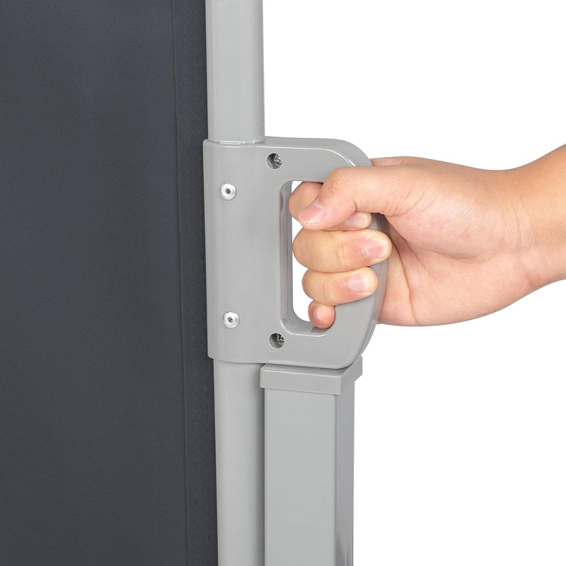 BowLift | 118" × 63" Retractable Side Awning Waterproof UV-Resistant Aluminum Patio Side Awning Screen Fence