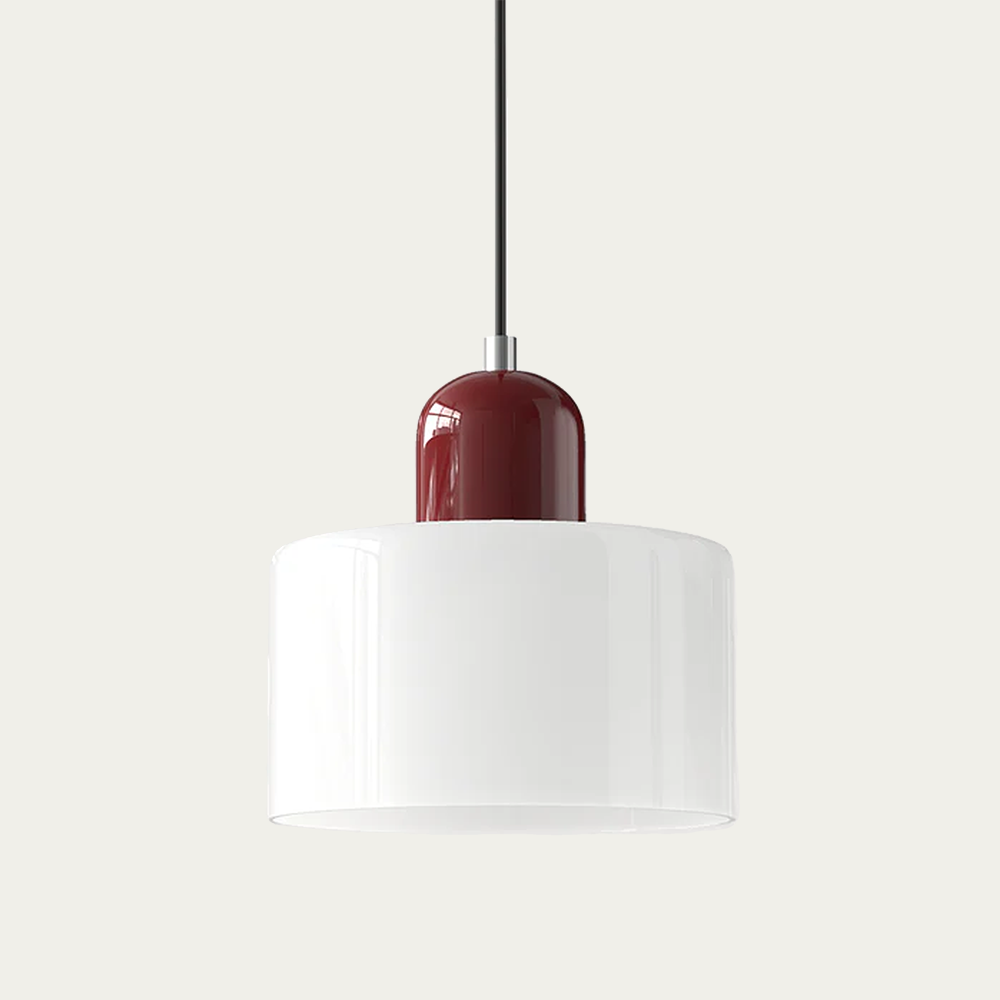BowLift | Glass light in subtle colors of the kitchen