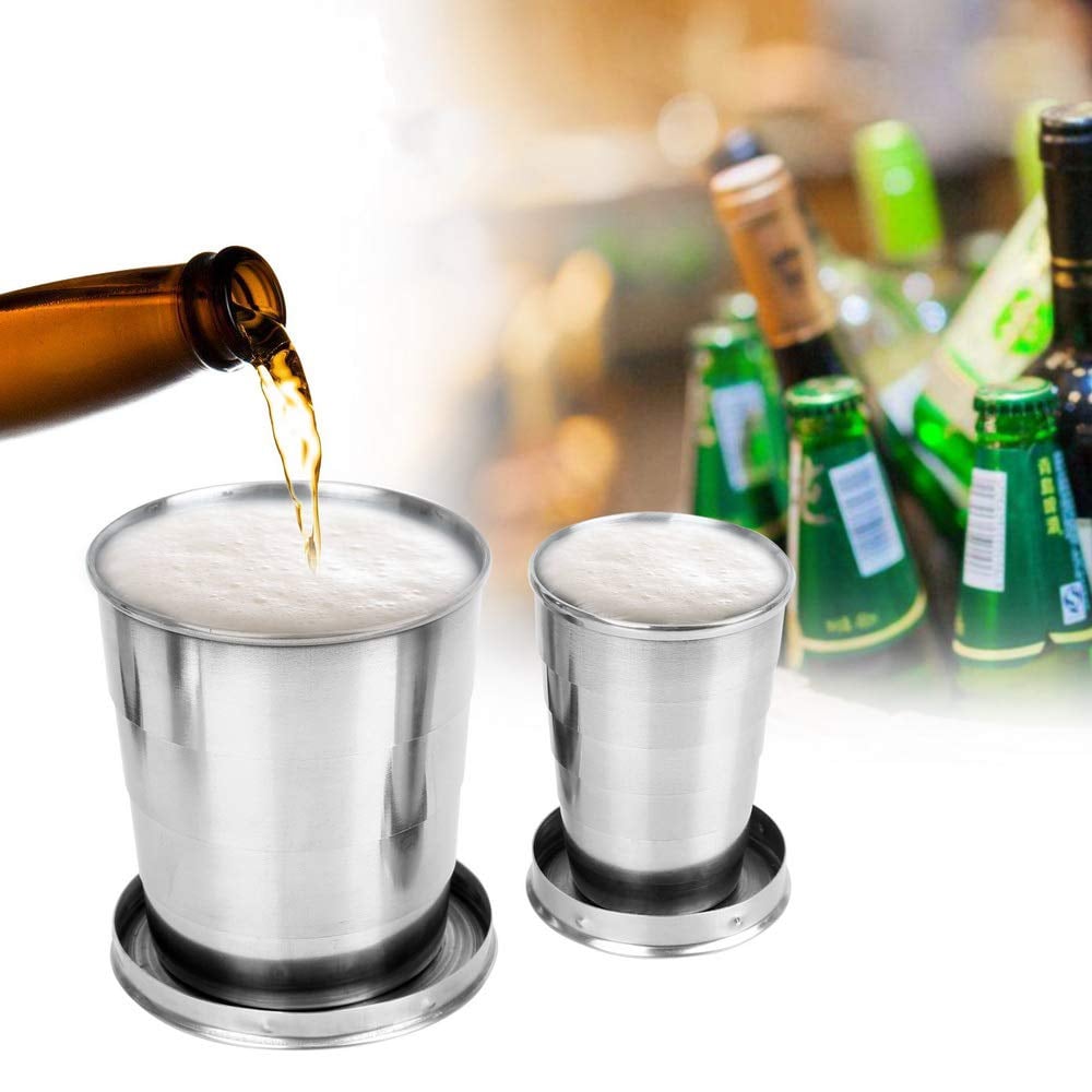 BowLift | Collapsible cup in stainless steel