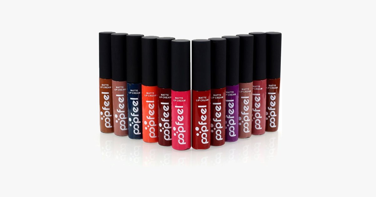 BowLift | Eternal Velvet Matte Lipstick Set with 12 Shades – Your Everyday Look