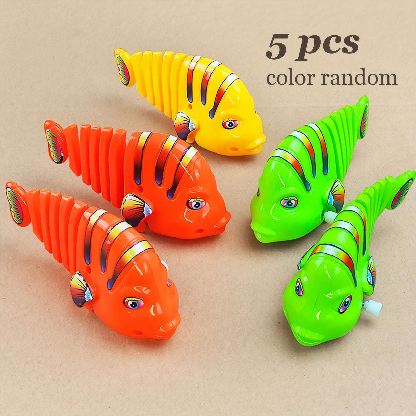 BowLift | Plastic Wind-Up Wiggle Fish Toys