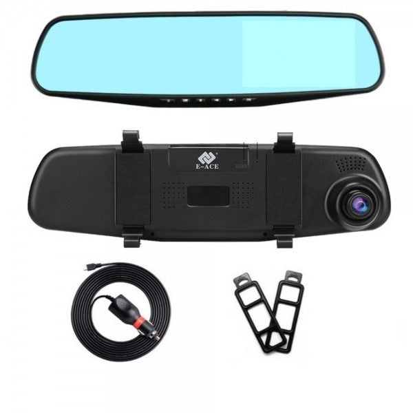 BowLift | SafeMirror HD Rearview Mirror with Dashcam – 1080p, Motion Detection & Wide Angle