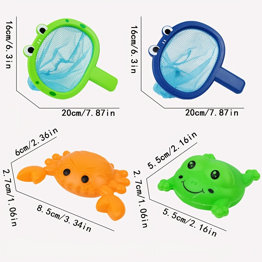 BowLift | Bath Toys Fishing Net Set for Toddlers