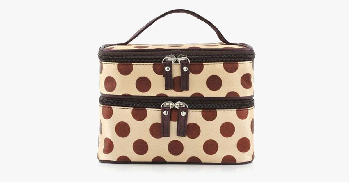 BowLift | Polka Dot Make Up Bag