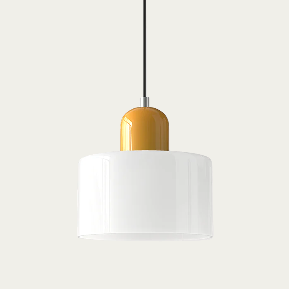 BowLift | Glass light in subtle colors of the kitchen