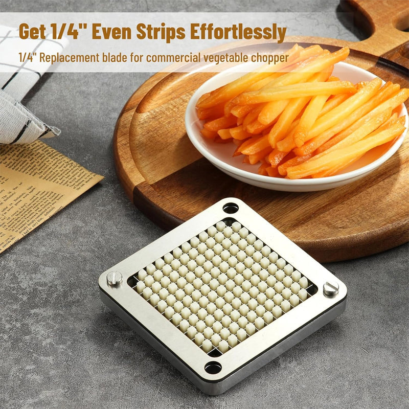 BowLift | 1/4 inch Replacement Chopper Blade Stainless Steel French Fry Cutter Blade Vegetable Dicer Slicer Blade