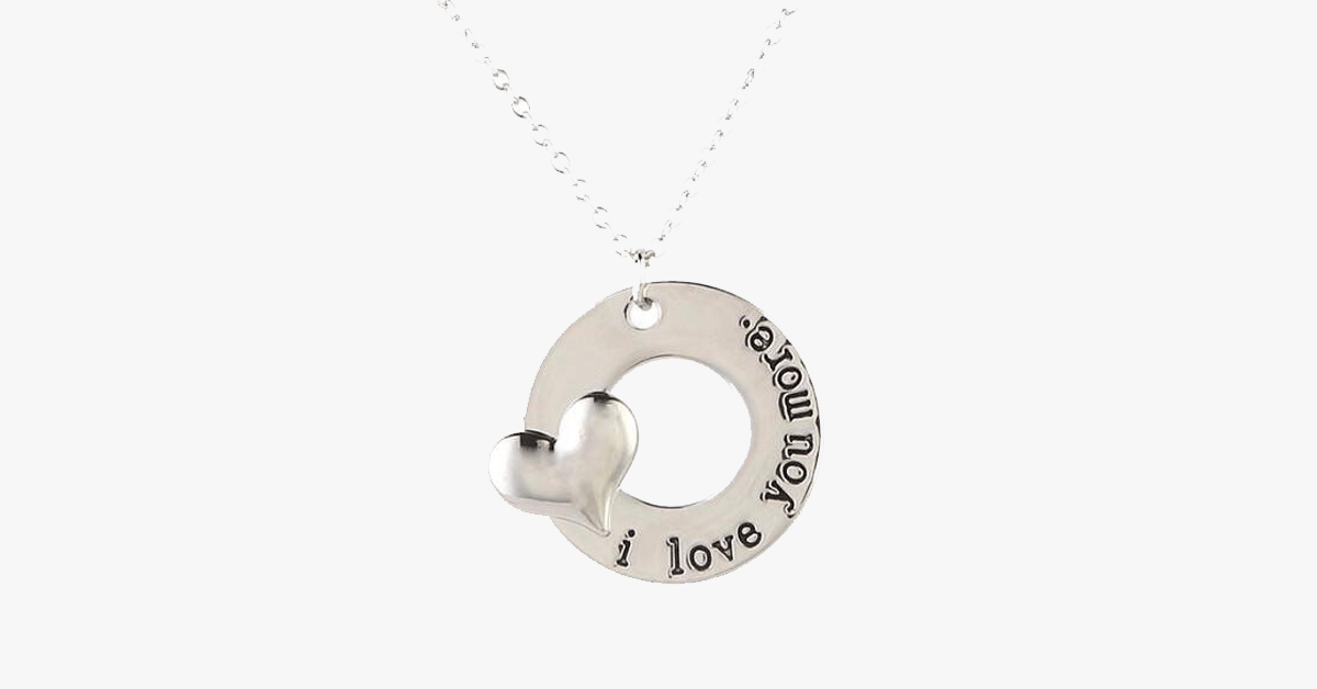 BowLift | I love you more pendant