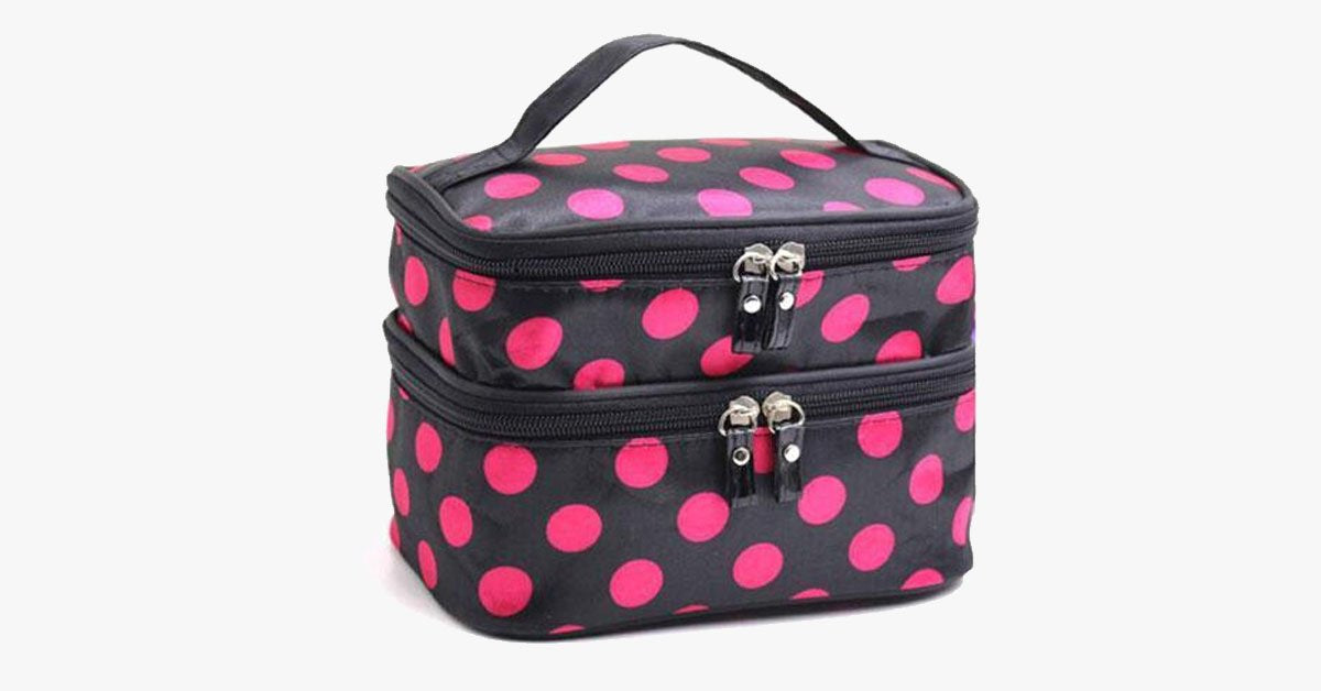 BowLift | Polka Dot Make Up Bag