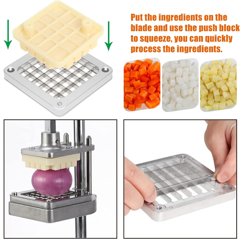BowLift | 1/2 inch Dicer Blade Replacement Chopper Blade Commercial Stainless Steel Blade for French Fry Cutter