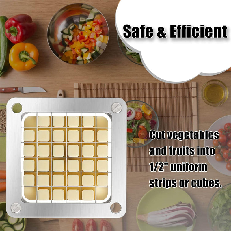 BowLift | 1/2 inch Dicer Blade Replacement Chopper Blade Commercial Stainless Steel Blade for French Fry Cutter
